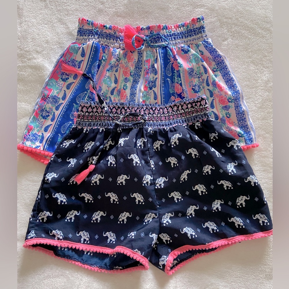 Girls Size 7/8 Print Shorts